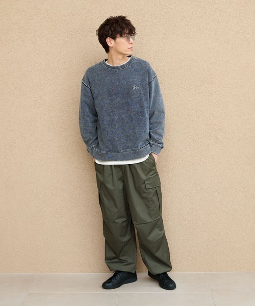 【美品】Vaserange cobbleスウェット Stretch Sweat Midneck(S 140:Dark Loden): ALL｜jackman日本
