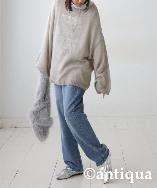 antiqua（アンティカ）の「ファートートバッグ（トートバッグ・レディース・ブラック/グレー・ONESIZE）」の15枚目の写真