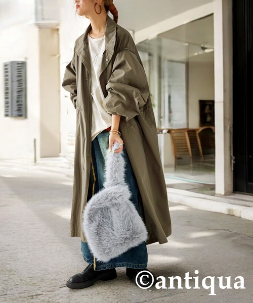 antiqua（アンティカ）の「ファートートバッグ（トートバッグ・レディース・ブラック/グレー・ONESIZE）」の12枚目の写真