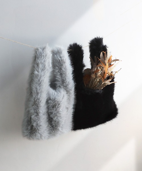 antiqua（アンティカ）の「ファートートバッグ（トートバッグ・レディース・ブラック/グレー・ONESIZE）」の20枚目の写真