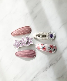 frangipani（フランジュパニ）の「フラワー＆コットンヘアピンセット（KIDS）（ヘアピン）」