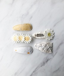 frangipani（フランジュパニ）の「フラワー＆コットンヘアピンセット（KIDS）（ヘアピン）」