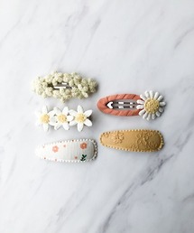 frangipani（フランジュパニ）の「フラワー＆コットンヘアピンセット（KIDS）（ヘアピン）」