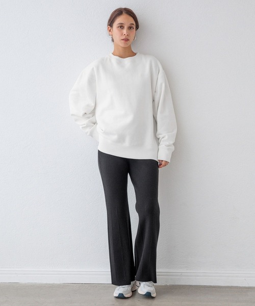 HEREIAM（ヘレイアム）の「【HEREIAM MEN】COSMO裏起毛クルーネック（スウェット・メンズ・ブラック/ラベンダー/オフホワイト・LARGE/MEDIUM）」の11枚目の写真