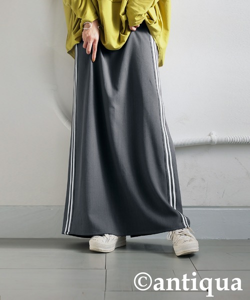 antiqua(アンティカ)の「ラインスカート(スカート・レディース・グレー/ブラック/ネイビー・ONESIZE)」の11枚目の写真