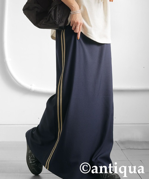 antiqua(アンティカ)の「ラインスカート(スカート・レディース・グレー/ブラック/ネイビー・ONESIZE)」の15枚目の写真