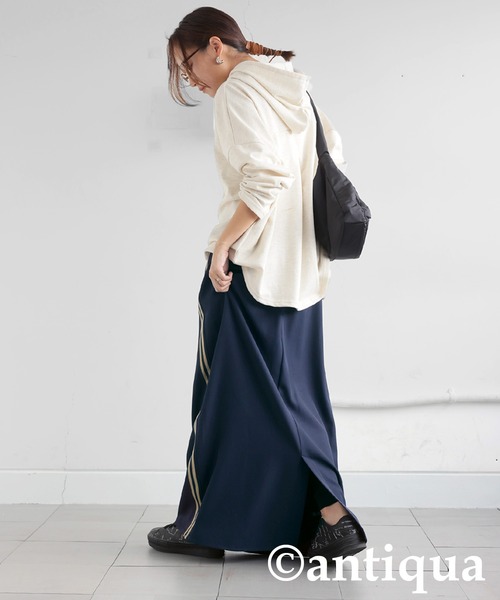 antiqua(アンティカ)の「ラインスカート(スカート・レディース・グレー/ブラック/ネイビー・ONESIZE)」の17枚目の写真