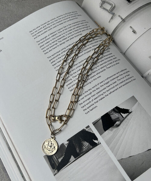 DouDou(ドゥドゥ)の「2WAYコインネックレス(ネックレス・レディース・シルバー/ゴールド・FREE)」の10枚目の写真