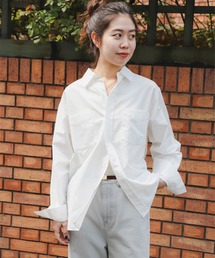 「B:MING by BEAMS」 半袖シャツ 36 ホワイト レディース B:MING by BEAMS｜ビーミングバイビームスのシャツ/ブラウス