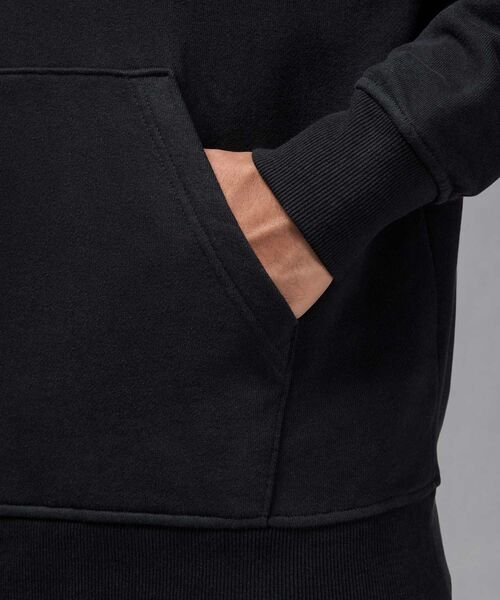 JORDAN BRAND（ジョーダンブランド）の「ジョーダン フライト フリース メンズ プルオーバー パーカー / Jordan Flight Fleece Men's Pullover Hoodie FV7247-010 Black（パーカー・メンズ・ブラック・XL/XS/L/M/S）」の6枚目の写真