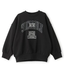 and D. petit main（アンドディープティマイン）の「【パパもおそろい】Kidsワッペンビッグスウェット（スウェット・キッズ）」