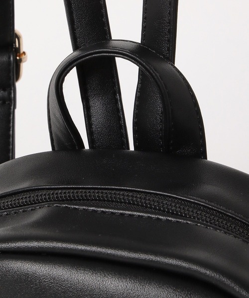 GLOBAL WORK(グローバルワーク)の「リボン付きPUリュック/288536(バックパック/リュック・キッズ・アイボリー/ブラック・ONE SIZE)」の10枚目の写真