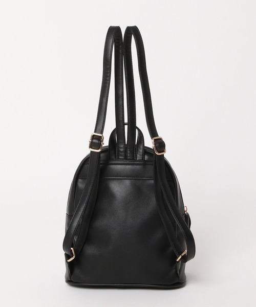 GLOBAL WORK(グローバルワーク)の「リボン付きPUリュック/288536(バックパック/リュック・キッズ・アイボリー/ブラック・ONE SIZE)」の13枚目の写真