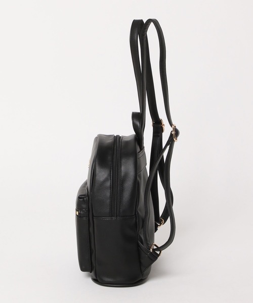 GLOBAL WORK(グローバルワーク)の「リボン付きPUリュック/288536(バックパック/リュック・キッズ・アイボリー/ブラック・ONE SIZE)」の16枚目の写真