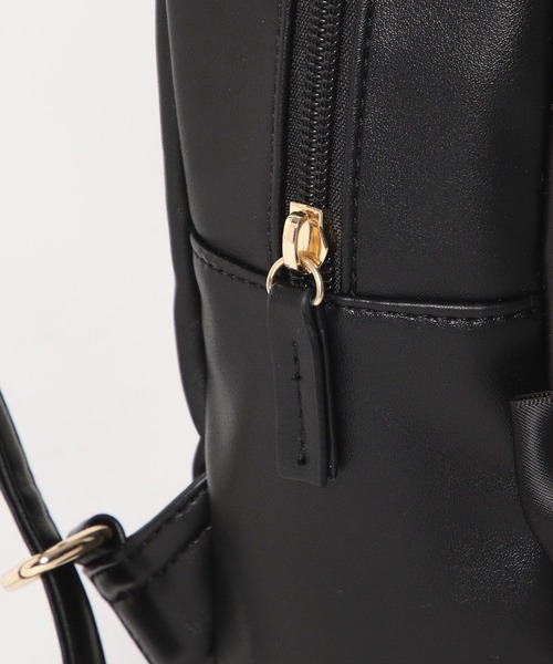 GLOBAL WORK(グローバルワーク)の「リボン付きPUリュック/288536(バックパック/リュック・キッズ・アイボリー/ブラック・ONE SIZE)」の18枚目の写真