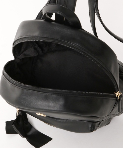 GLOBAL WORK(グローバルワーク)の「リボン付きPUリュック/288536(バックパック/リュック・キッズ・アイボリー/ブラック・ONE SIZE)」の19枚目の写真