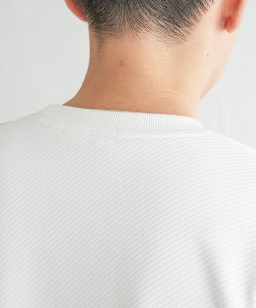 ikka(イッカ)の「カツラギジャカード切り替えプルオーバー(Tシャツ/カットソー・メンズ・ネイビー/ブラック/ホワイト・XL/L/M/S)」の20枚目の写真