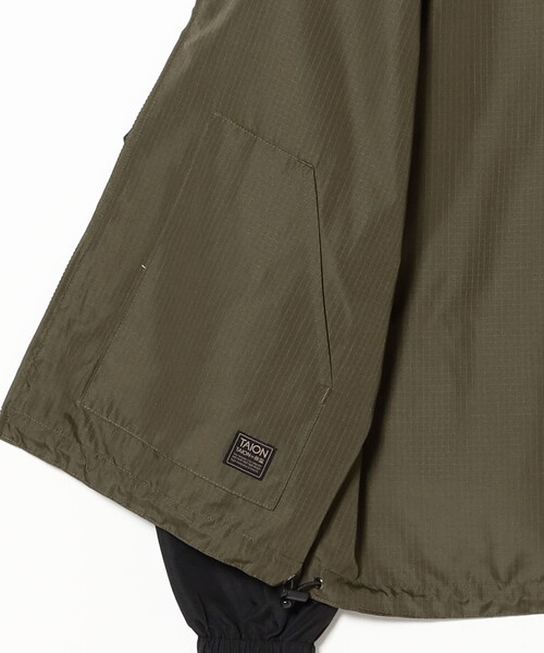 TAION(タイオン)の「TAION / Non down Ripstop Military Parka(ブルゾン・メンズ・オリーブ/ブラック・MEDIUM/LARGE/X-LARGE/XX-LARGE)」の8枚目の写真
