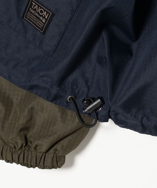 TAION(タイオン)の「TAION / Non down Ripstop Military Parka(ブルゾン・メンズ・オリーブ/ブラック・MEDIUM/LARGE/X-LARGE/XX-LARGE)」の16枚目の写真