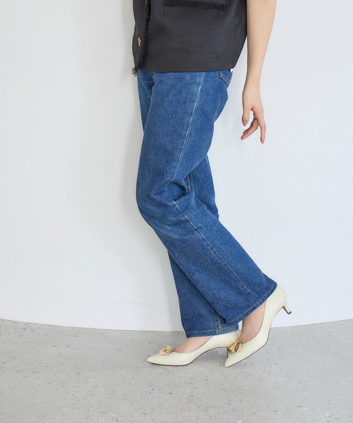 carino(カリーノ)の「メタルパーツパンプス(パンプス・レディース・グレー/アイボリー/ブラック・24cm/23.5cm/23cm/24.5cm/22.5cm)」の10枚目の写真