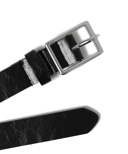 WEGO（ウィゴー）の「WEGO/スクエアバックルPUベルト（ベルト・レディース・ブラック/レッド/キャメル/ブラウン/ブラック系その他・FREE）」の19枚目の写真