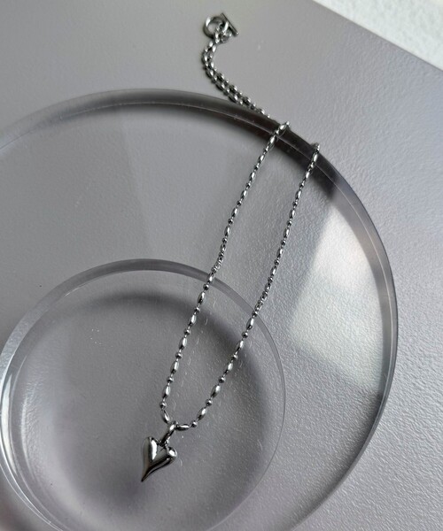 fredy emue(フレディエミュ)の「ステンレスハートトップネックレス(ネックレス・レディース・ゴールド/シルバー・FREE)」の8枚目の写真