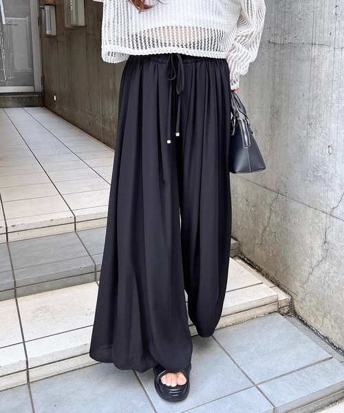 INGNI（イング）の「ジョーゼットイージースカンツ／A（その他パンツ