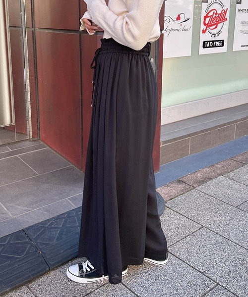 INGNI(イング)の「ジョーゼットイージースカンツ/A(その他パンツ・レディース・アイボリー/ブラック/グレー系その他/ブルー・FREE)」の13枚目の写真