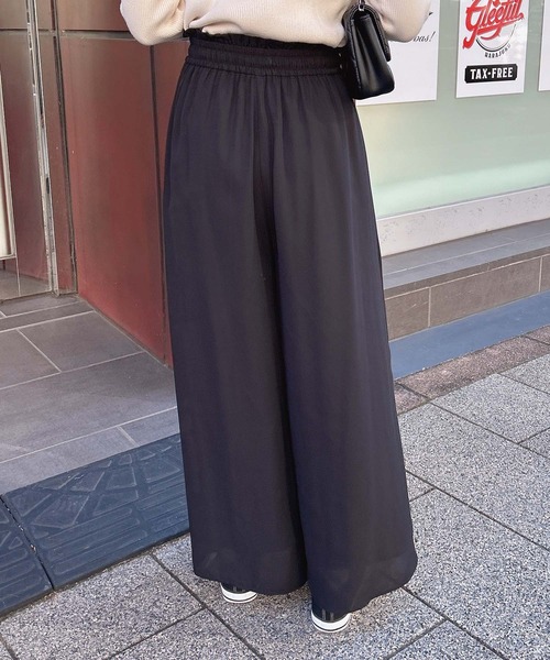 INGNI(イング)の「ジョーゼットイージースカンツ/A(その他パンツ・レディース・アイボリー/ブラック/グレー系その他/ブルー・FREE)」の14枚目の写真
