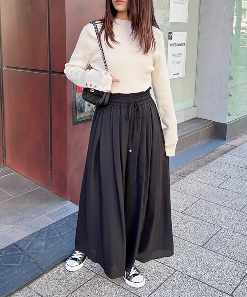 INGNI(イング)の「ジョーゼットイージースカンツ/A(その他パンツ・レディース・アイボリー/ブラック/グレー系その他/ブルー・FREE)」の15枚目の写真
