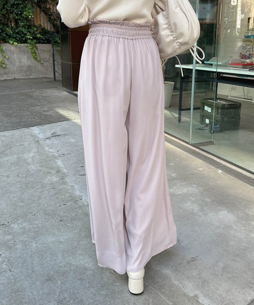 INGNI(イング)の「ジョーゼットイージースカンツ/A(その他パンツ・レディース・アイボリー/ブラック/グレー系その他/ブルー・FREE)」の19枚目の写真