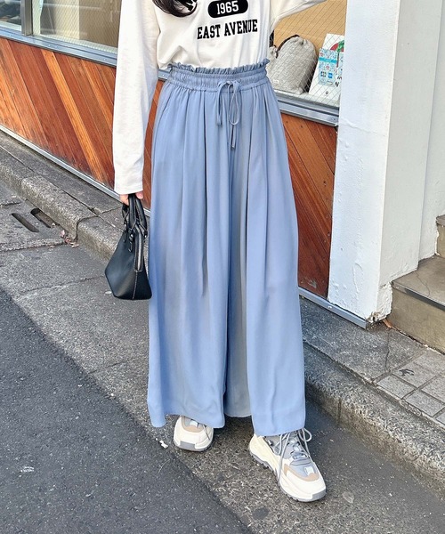 INGNI(イング)の「ジョーゼットイージースカンツ/A(その他パンツ・レディース・アイボリー/ブラック/グレー系その他/ブルー・FREE)」の22枚目の写真