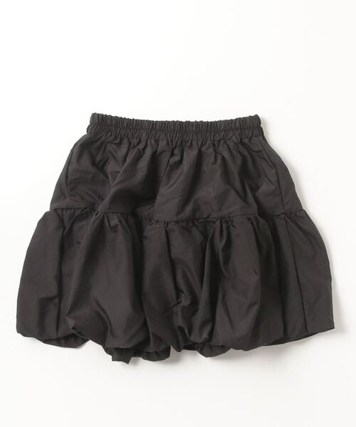 Per sist ence（パーシエンス）の「ティアードバルーンミニスカート（スカート・レディース・ブラック/ホワイト・FREE）」の3枚目の写真