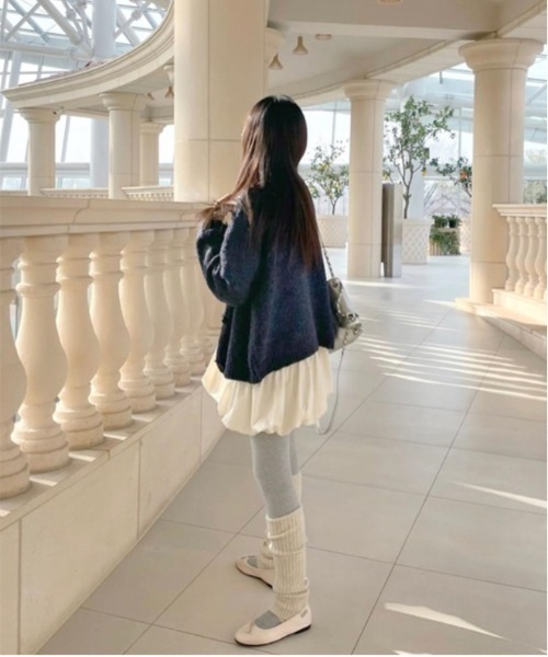 Per sist ence（パーシエンス）の「ティアードバルーンミニスカート（スカート・レディース・ブラック/ホワイト・FREE）」の13枚目の写真