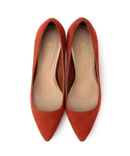 BEAUTY&YOUTH UNITED ARROWS（ビューティーアンドユースユナイテッドアローズ）の「BY ヌバックパンプス5.5о（パンプス・レディース・オレンジ系その他/ブラック/ブラウン・37/36/35h/36h/37h/38）」の4枚目の写真