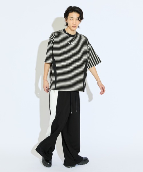 Lui's(ルイス)の「【Neucon/ニューコン】ビッグサイドラインダンボールニットスウェットパンツ(その他パンツ・メンズ・ボルドー/ブラック・2/1)」の17枚目の写真