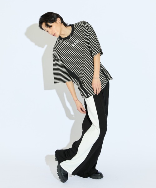 Lui's(ルイス)の「【Neucon/ニューコン】ビッグサイドラインダンボールニットスウェットパンツ(その他パンツ・メンズ・ボルドー/ブラック・2/1)」の15枚目の写真