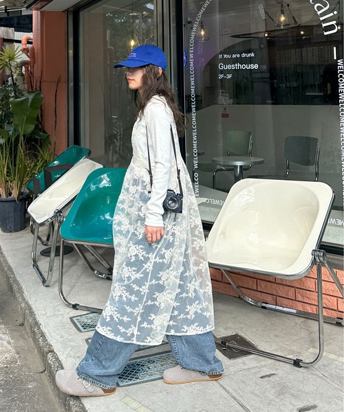 PILIT（ピリット）の「フラワー刺繍レイヤードワンピース（ワンピース・レディース・アイボリー・MEDIUM）」の15枚目の写真