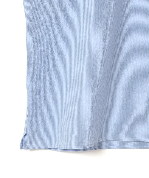 B:MING by BEAMS(ビーミングバイビームス)の「サッカー バンドカラー ハーフスリーブ シャツ(シャツ/ブラウス・メンズ・グレー/ブルー/ネイビー・S/M/L/XL)」の16枚目の写真
