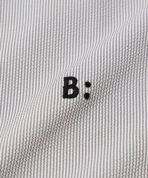 B:MING by BEAMS(ビーミングバイビームス)の「サッカー バンドカラー ハーフスリーブ シャツ(シャツ/ブラウス・メンズ・グレー/ブルー/ネイビー・S/M/L/XL)」の21枚目の写真