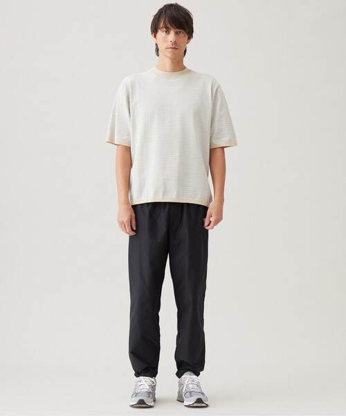 UNFILO(アンフィーロ)の「スラブジャージー イージー テーパードパンツ(その他パンツ・メンズ・ブラック系/ベージュ系・SMALL/MEDIUM/LARGE/X-LARGE)」の3枚目の写真