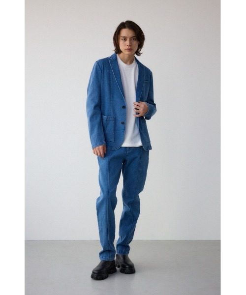 AZUL by moussy（アズールバイマウジー）の「ストレッチデニムスラックス（スラックス・メンズ・ブルー/ブラック・MEDIUM/LARGE）」の14枚目の写真