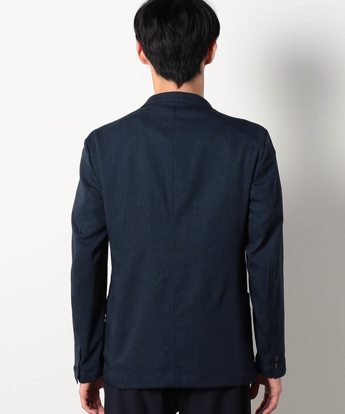 Grand PARK（グランドパーク）の「リネンライクポリエステルジャケット（テーラードジャケット・メンズ・チャコールグレー/ネイビー・LARGE/X-LARGE/MEDIUM/SMALL）」の5枚目の写真
