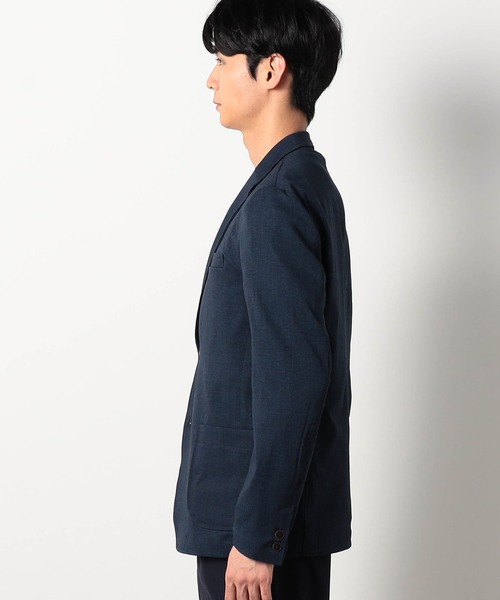 Grand PARK（グランドパーク）の「リネンライクポリエステルジャケット（テーラードジャケット・メンズ・チャコールグレー/ネイビー・LARGE/X-LARGE/MEDIUM/SMALL）」の6枚目の写真