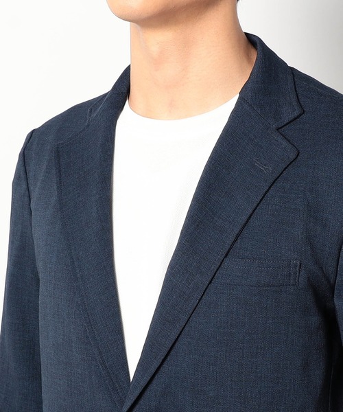 Grand PARK（グランドパーク）の「リネンライクポリエステルジャケット（テーラードジャケット・メンズ・チャコールグレー/ネイビー・LARGE/X-LARGE/MEDIUM/SMALL）」の7枚目の写真