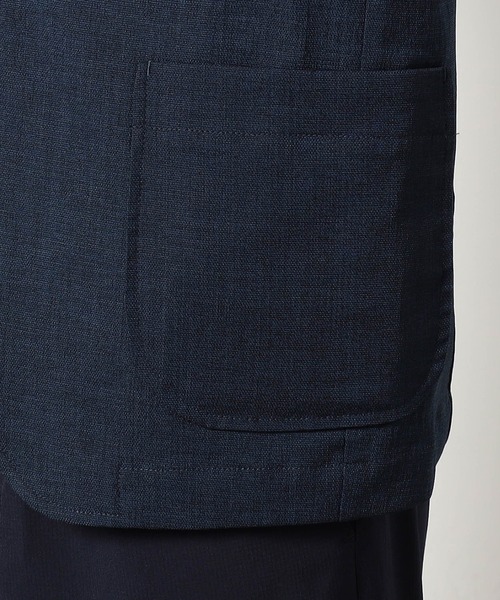 Grand PARK（グランドパーク）の「リネンライクポリエステルジャケット（テーラードジャケット・メンズ・チャコールグレー/ネイビー・LARGE/X-LARGE/MEDIUM/SMALL）」の11枚目の写真