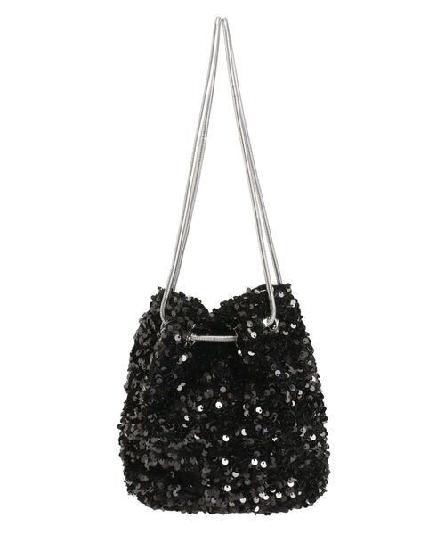 VELETTO(ベレット)の「LADYスパンコールバッグ(ショルダーバッグ・レディース・シルバー/ブラック・FREE)」の6枚目の写真