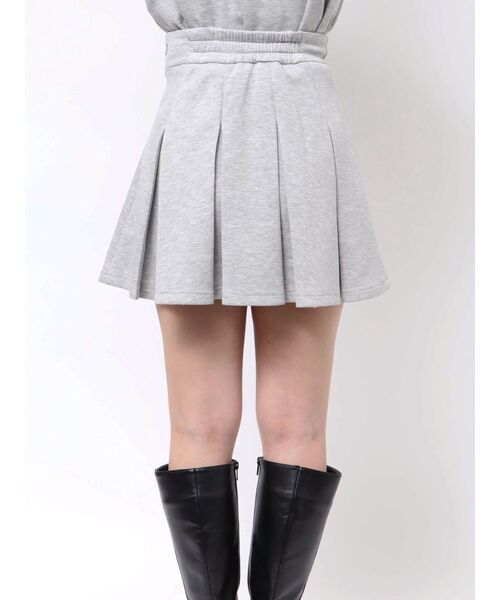 Malbon ニットトップス＆プリーツスカート 美品☘️即購入可⭐美品 SET UP対応 透かし編み柄ニットスカート（ミモレスカート