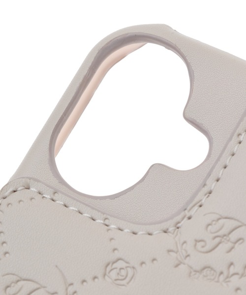 Maison de FLEUR（メゾンドフルール）の「カードポケットミラー付きアイフォン16ケース（スマホケース/カバー・レディース・ピンク/ピンク系その他/ブラック・FREE）」の11枚目の写真