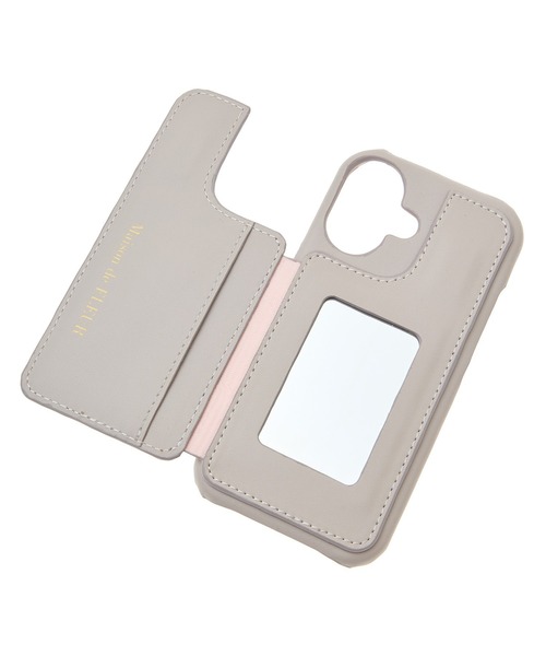 Maison de FLEUR（メゾンドフルール）の「カードポケットミラー付きアイフォン16ケース（スマホケース/カバー・レディース・ピンク/ピンク系その他/ブラック・FREE）」の13枚目の写真